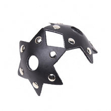 Load image into Gallery viewer, Leather Sexy Star Spike Exposed Pasties