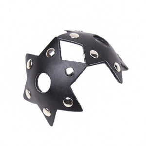 Leather Sexy Star Spike Exposed Pasties