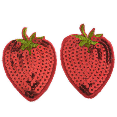 Red Strawberry Sequin Pasties