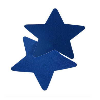 Blue Satin Star Pasties