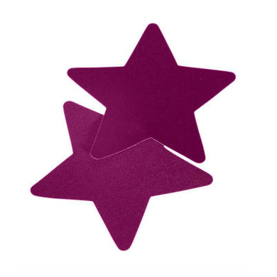 Purple Satin Star Pasties