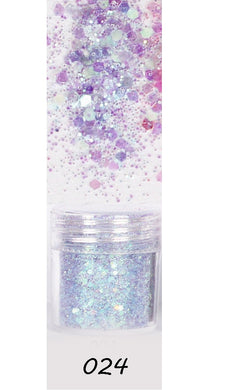 Light Purple Peek-A-Boo Glitter