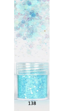 Sea Blue Fantasy Island Glitter