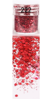 Red Love Pump Glitter
