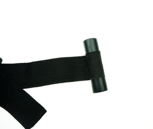 Black Bondage Restraint with Door Handcuffs
