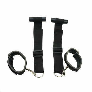 Black Bondage Restraint with Door Handcuffs