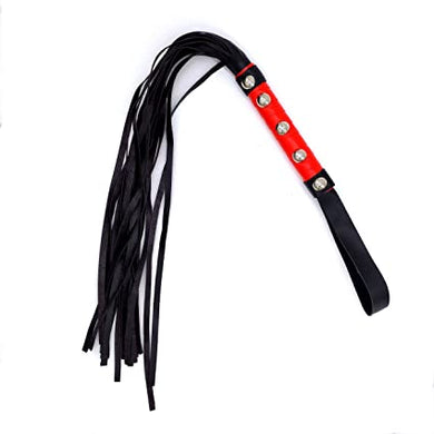 Black and Red Bondage Whip
