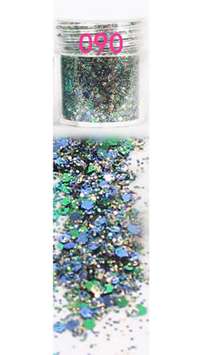 Green and Silver Chair Tryst Glitter
