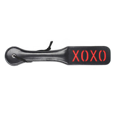 Black and Red XOXO Paddle