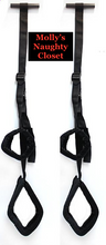 Load image into Gallery viewer, Black Sex Swing Hanging On Door Jam Bondage Restraint with Adjustable Straps
