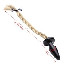 Load image into Gallery viewer, Unisex Blondie Pony Tail Butt Plug