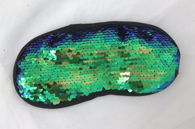 Mermaid Green to Black Flip Sequin Eyeshade Sleeping Mask