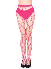 Load image into Gallery viewer, Neon Pink Sexy UV Glow Hosiery