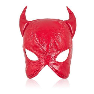 Red Bondage Hood Fetish Mask