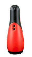 Load image into Gallery viewer, Red and Black Oral Sex Lover Masturbator Sex Toy with Suction