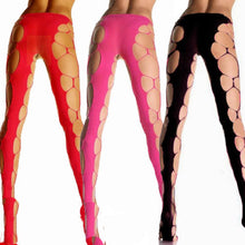 Load image into Gallery viewer, Neon Pink Sexy UV Glow Hosiery