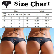 Load image into Gallery viewer, Sexy Hot Pink Bikini Bottom with a Heart Cut