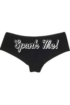 Black and White Spank Me Panty