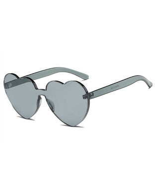Gray Sweet Heart Sunglasses