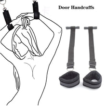 Load image into Gallery viewer, Black Bondage Restraint with Door Handcuffs