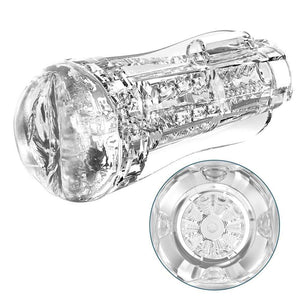 Blazing Flame It Ball Clear Pocket Pussy Sex Toy