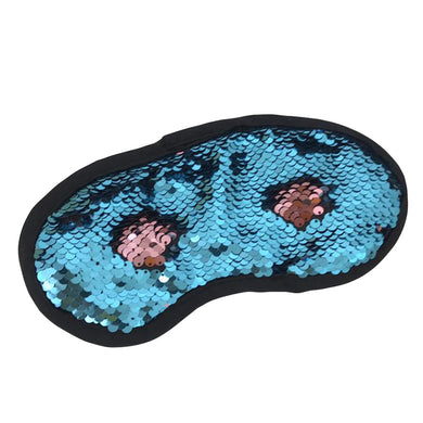 Sea Blue to Pink Flip Sequin Eyeshade Sleeping Mask