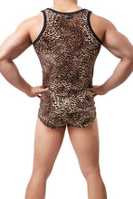 Load image into Gallery viewer, Leopard Brown Animal Print Tank Top