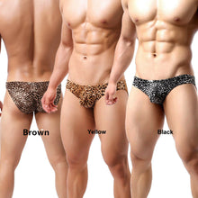 Load image into Gallery viewer, Leopard Brown Animal Print Briefs
