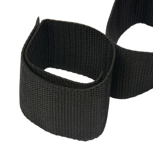 Black Bondage Neck Collar and Wrist Cuff Restraint