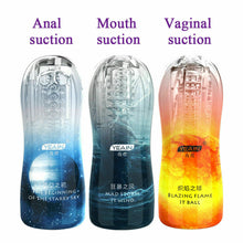 Load image into Gallery viewer, Blazing Flame It Ball Clear Pocket Pussy Sex Toy
