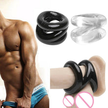 Load image into Gallery viewer, Clear Cock Bondage Ring Enhancer