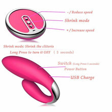 Load image into Gallery viewer, Hot Pink Female Remote Control Sex Massager Toy