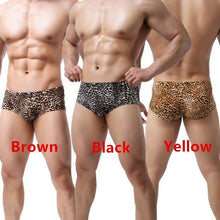 Load image into Gallery viewer, Leopard Black Animal Print Boxer Shorts