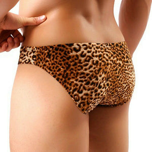 Leopard Yellow Animal Print Briefs