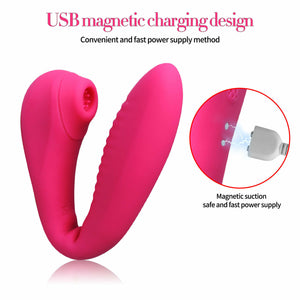 Hot Pink Female Sex Massager Toy