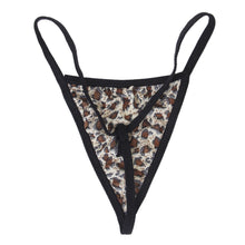 Load image into Gallery viewer, Leopard Brown Animal Print Six Piece Lingerie Set