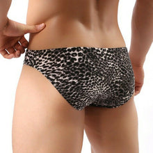 Load image into Gallery viewer, Leopard Black Animal Print Briefs