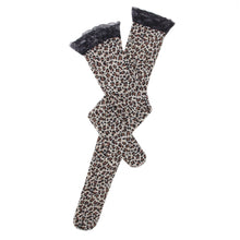 Load image into Gallery viewer, Leopard Brown Animal Print Six Piece Lingerie Set