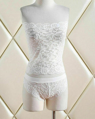 White Sexy Seductive Snuggles Lingerie Set