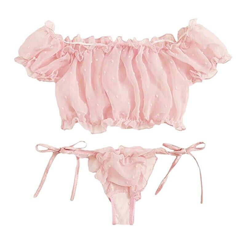 Sexy Peach Babydoll Top and Panty
