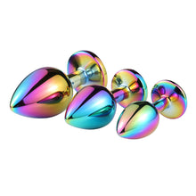 Load image into Gallery viewer, Rainbow Gems 3 Sizes Unisex Butt Toy Insert Plug Kit