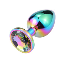Load image into Gallery viewer, Rainbow Gems 3 Sizes Unisex Butt Toy Insert Plug Kit