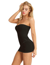 Load image into Gallery viewer, Black Sheer Mini Tube Dress
