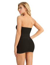 Load image into Gallery viewer, Black Sheer Mini Tube Dress