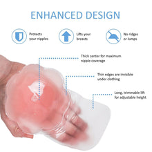 Load image into Gallery viewer, Petal Pink Lift Nipple Cover Large Silicone Pasties