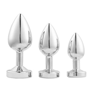3 Sizes Unisex LED Butt Toy Insert Plug Kit