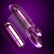 Load image into Gallery viewer, Purple Vibrating Cock Ring