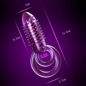Purple Vibrating Cock Ring