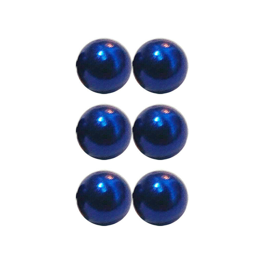 6 Piece Royal Blue Body Clamps Temporary Unique Non Piercing Magnet Nipple or Facial Balls