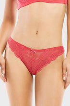 Load image into Gallery viewer, Set of 6 Pack Floral Lace Cheeky Bikini Panties